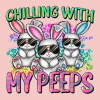 Chilling With My Peeps Easter Bunnies Cowgirl Cowg Urban Heavy Tee | Teevron