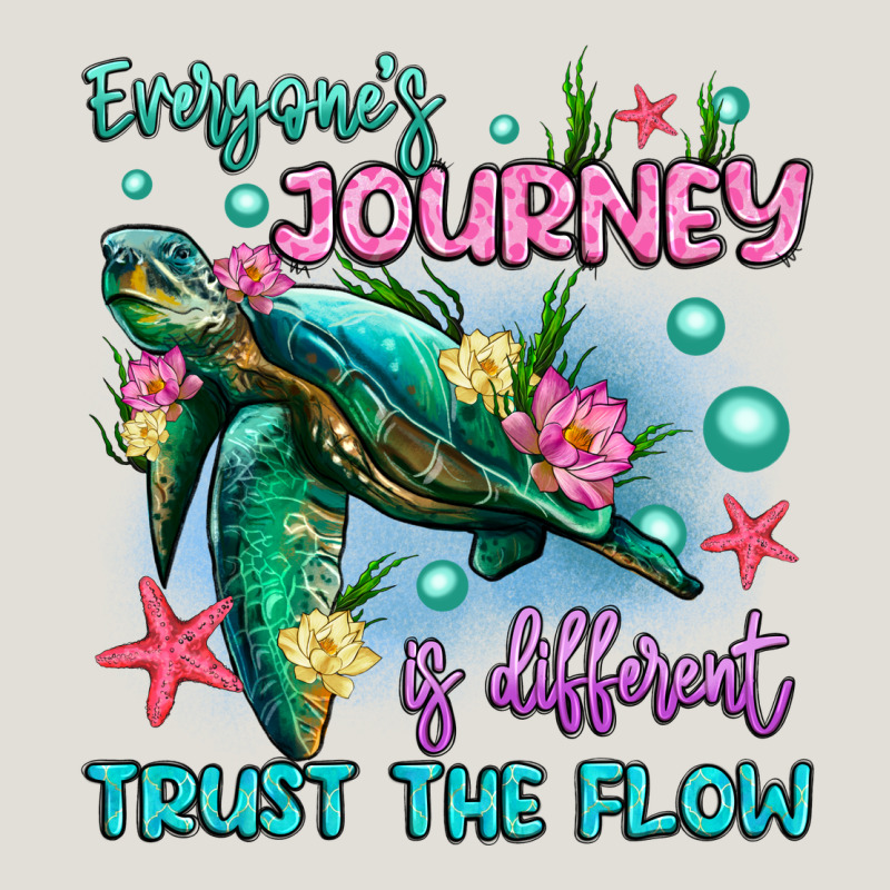 Everyone's Journey Is Different Trust The Flow Heavy Core Tee by Artiststas | Teevron
