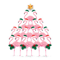 Christmas Tree Flamingo | Teevron