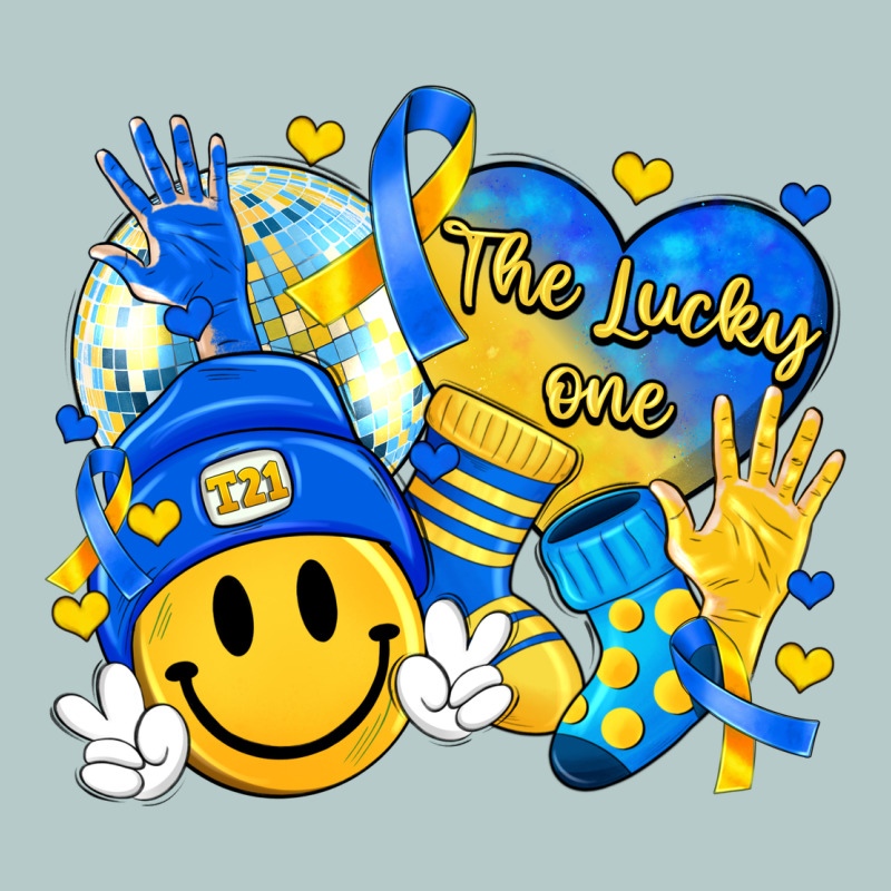 Retro Disco Ball The Lucky Few Smile Face Heavy Core Tee by Artiststas | Teevron