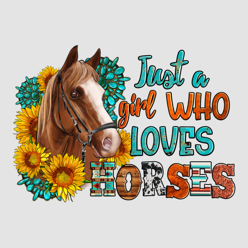 Just A Girl Who Loves Horses Premium Sweatshirt by Artiststas | Teevron