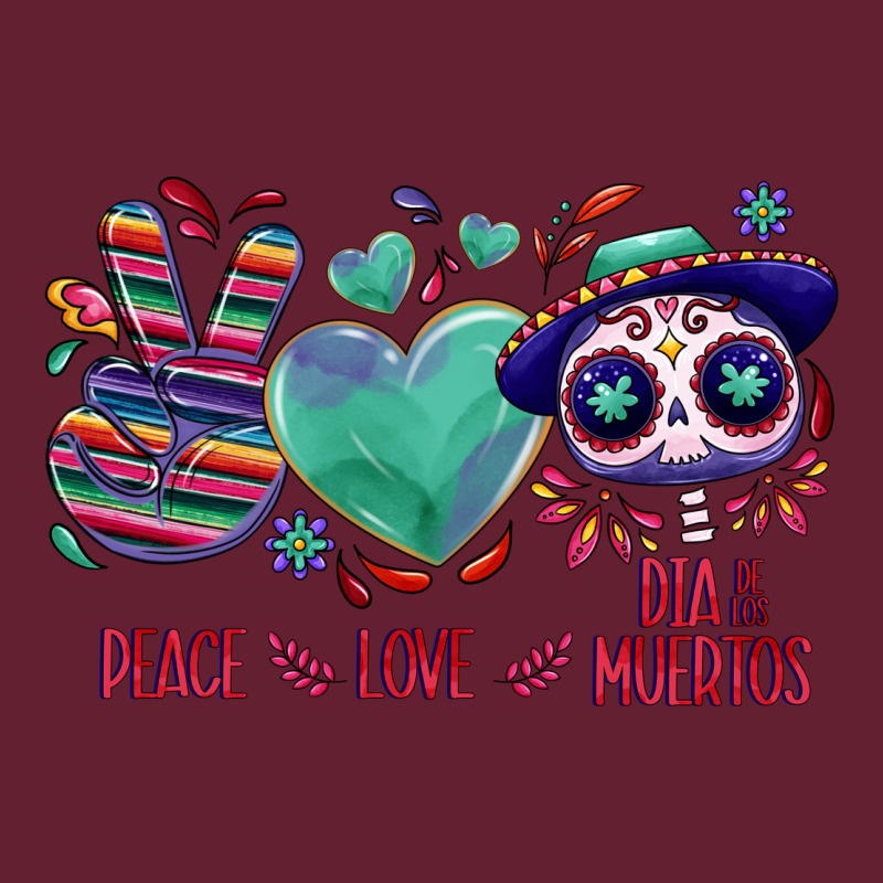 Peace Love Dia De Los Muertos Classic Tee by NancyCooperArtShop | Teevron