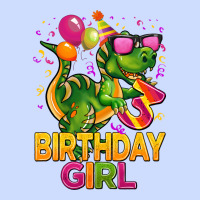 3rd Birthday Girl T Rex Pink Urban Heavy Tee | Teevron