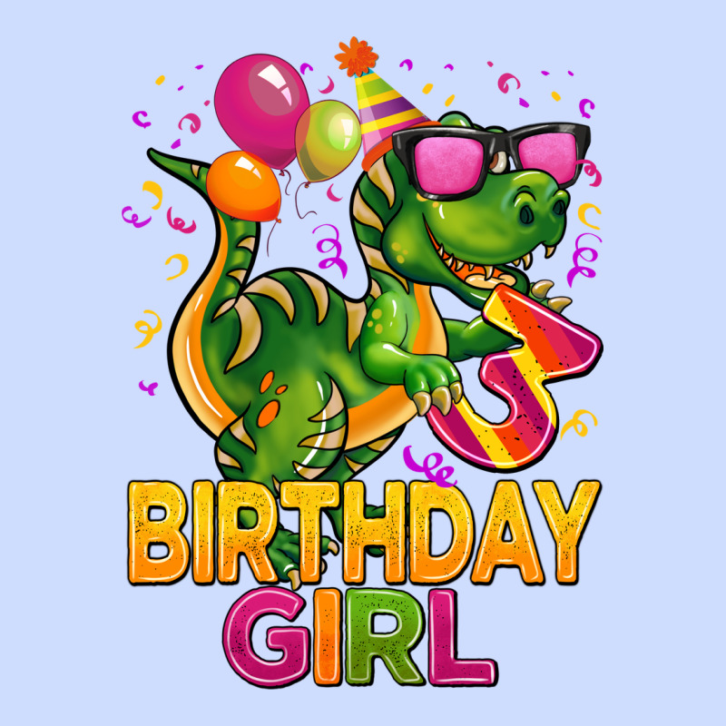 3rd Birthday Girl T Rex Pink Urban Heavy Tee by CowGirlArtShop | Teevron