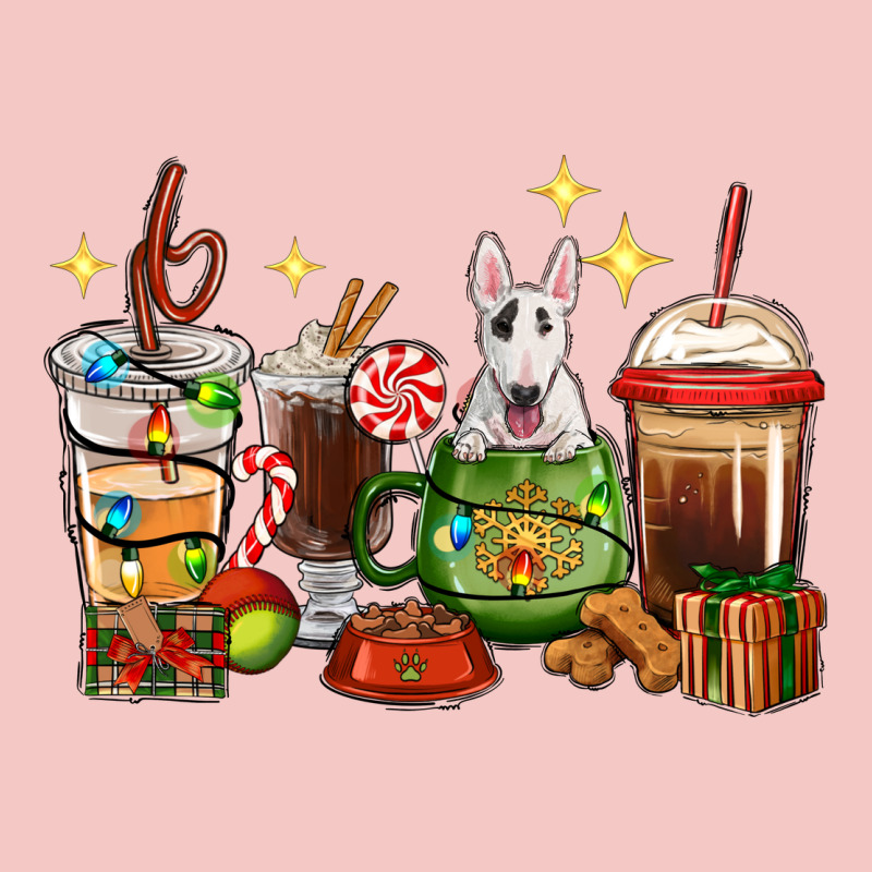 Christmas Coffee Cups With Bull Terrier Urban Heavy Tee by RanaPortraitStore | Teevron