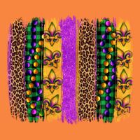 Mardi Gras Fleur De Lis And Beads Brush Stroke Premium Sweatshirt | Teevron