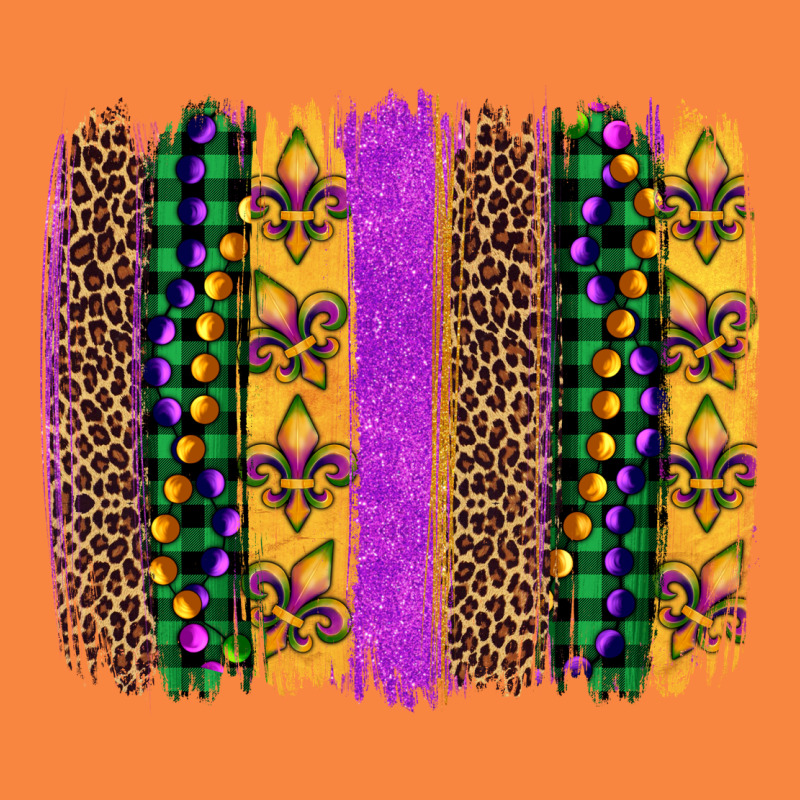 Mardi Gras Fleur De Lis And Beads Brush Stroke Premium Sweatshirt by Artiststas | Teevron
