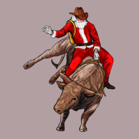 Santa Riding A Bull Vintage Hoodie | Teevron