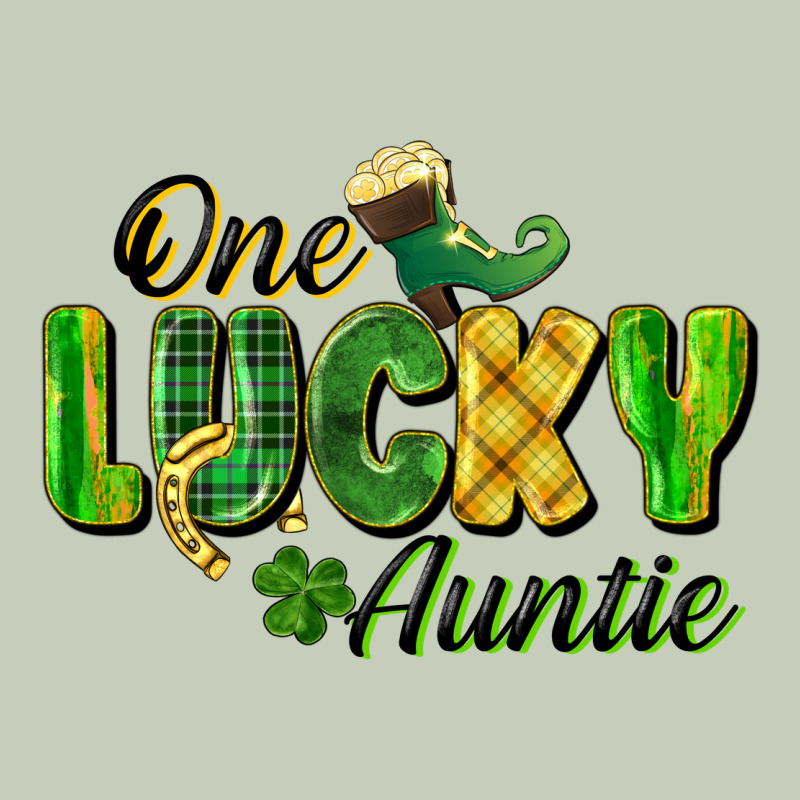 One Lucky Auntie St. Patrick's Day Long Sleeve Tee by CowGirlArtShop | Teevron