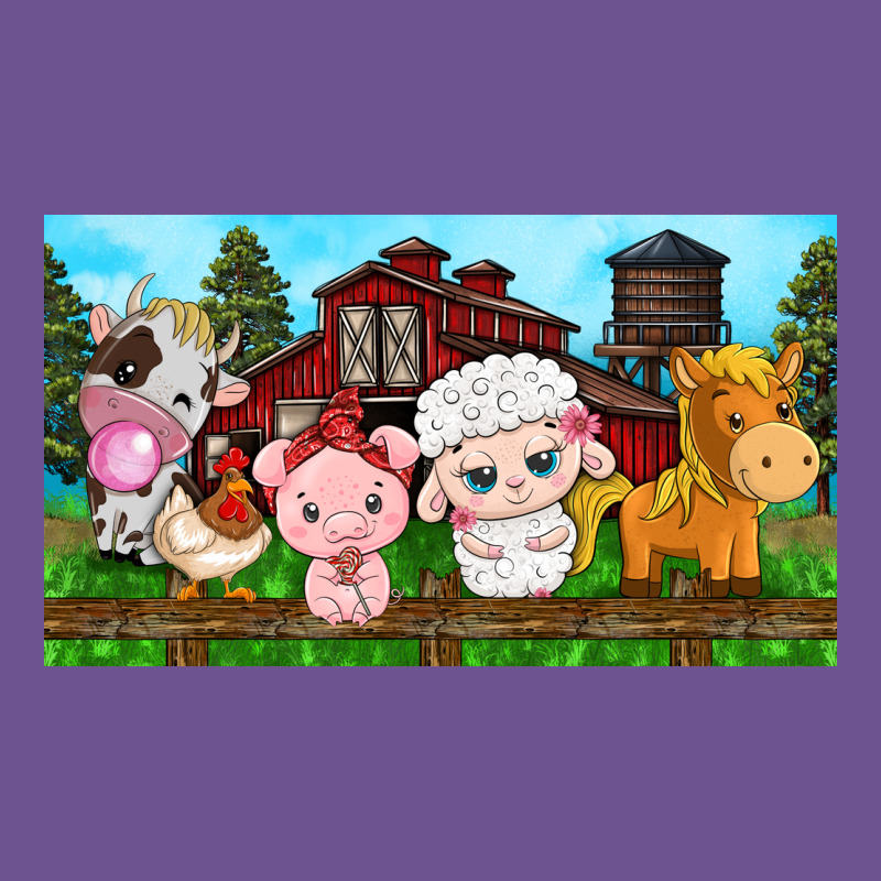 Cute Farm Animals Vintage Tee by TumblerDesignByShophia | Teevron