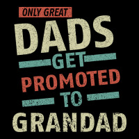 Only Great Dads Get Promoted To Grandad Ladies Tee | Teevron