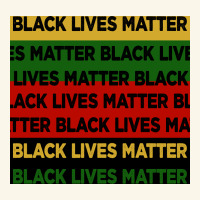 Black Lives Matter Seamless Pattern Premium Hoodie | Teevron