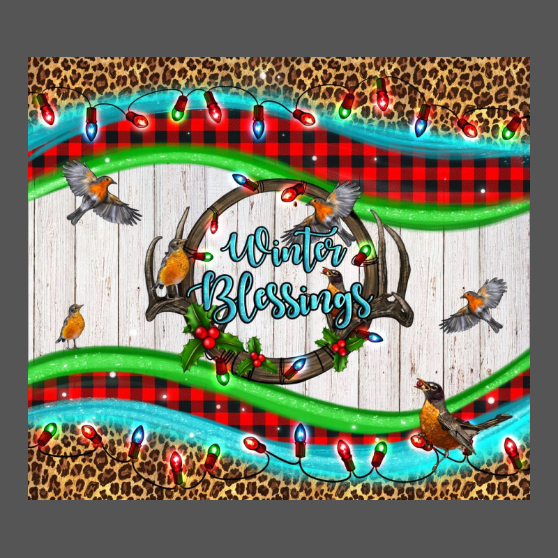 Winter Blessings Leopard Zipper Hoodie by LillyAllenDesigns | Teevron