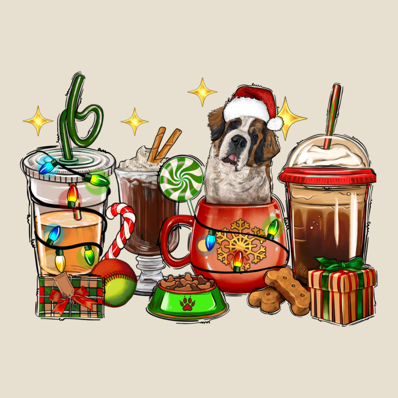 Christmas Coffee Cups With Saint Bernard Urban Heavy Tee by RanaPortraitStore | Teevron
