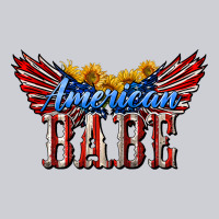 American Babe With Sunflowers Heavyweight Sweatshirt | Teevron