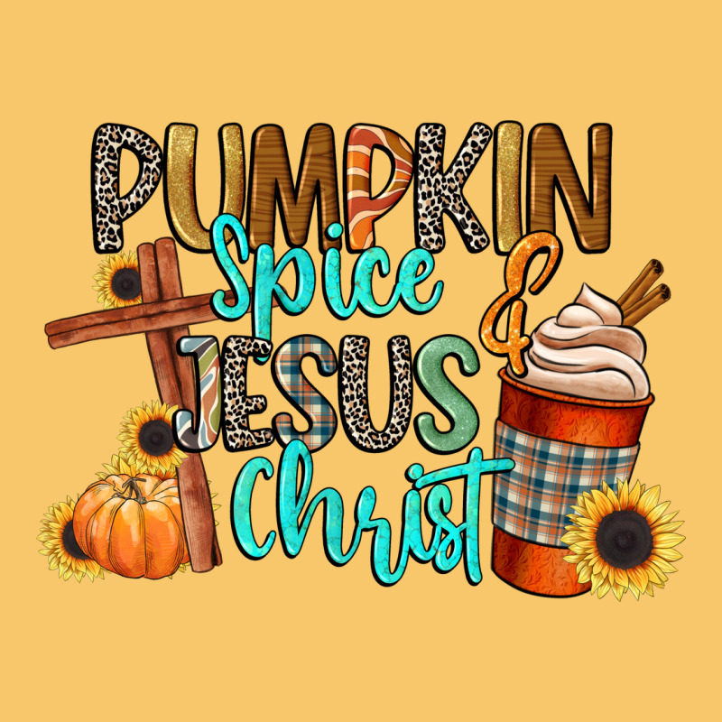 Pumpkin Spice And Jesus Christ Vintage Hoodie by CowGirlArtShop | Teevron