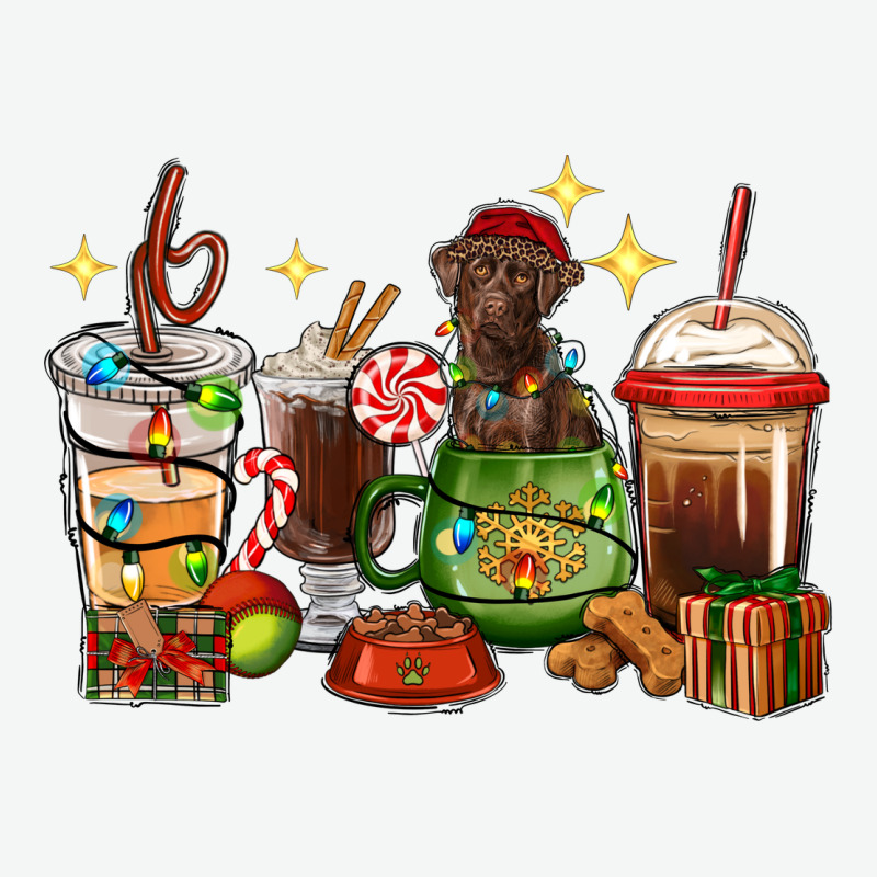 Christmas Coffee Cups With Labrador Urban Heavy Tee by RanaPortraitStore | Teevron