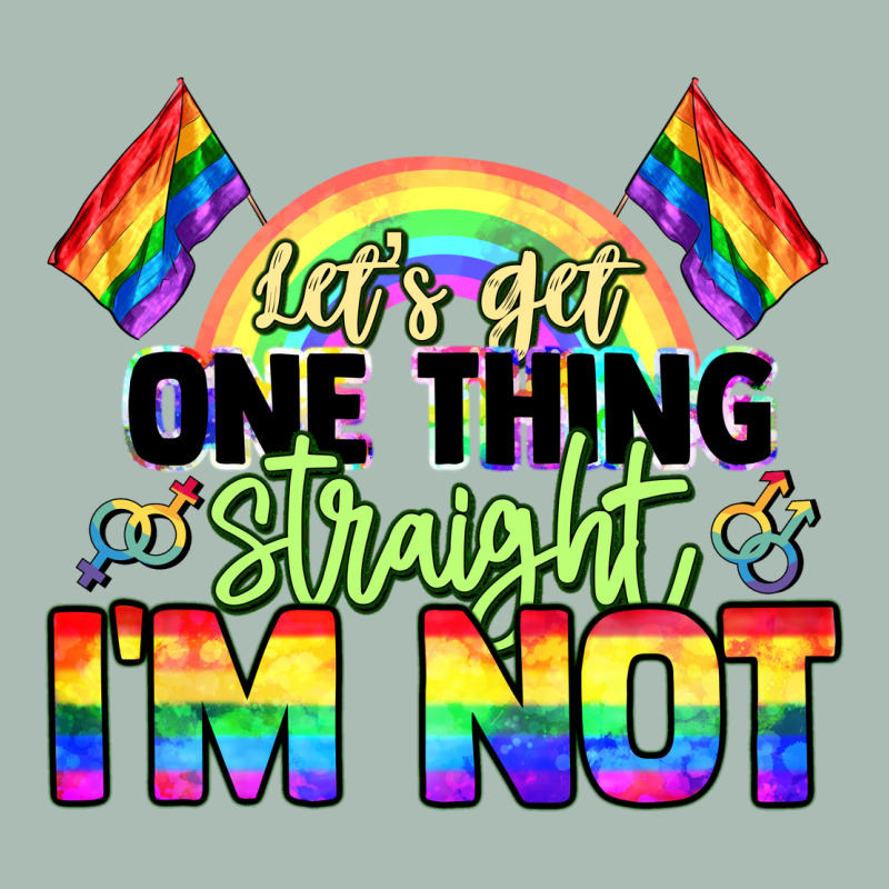 Let's Get One Thing Straight I'm Not Pride Lgbtq+ Classic Tee by NancyCooperArtShop | Teevron