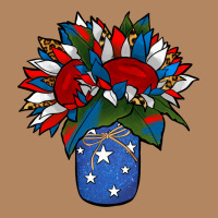 Patriotic Sunflower In A Jar Long Sleeve Tee | Teevron