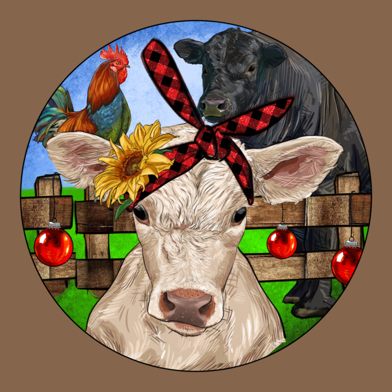 Christmas Charolais Calf Black Angus Bull And Roos Premium Tee by RanaPortraitStore | Teevron