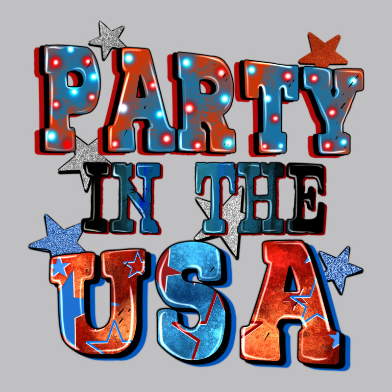 Party In The Usa 4th Of July Long Sleeve Tee by CowGirlArtShop | Teevron