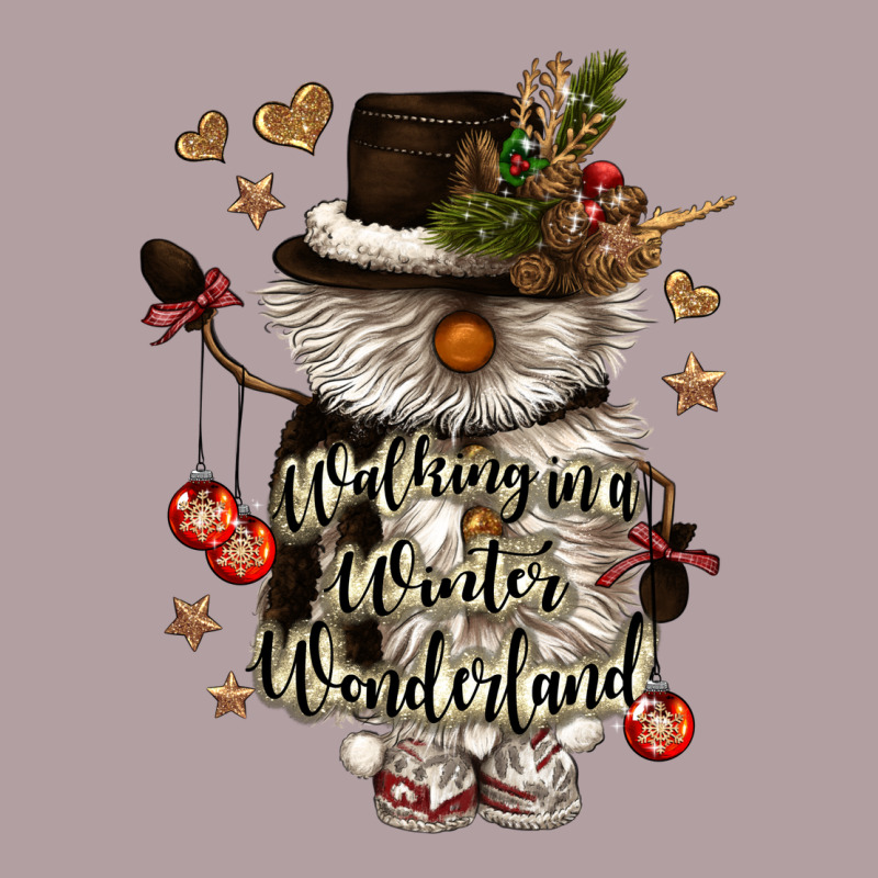 Walking In A Winter Wonderland Vintage Hoodie by CowGirlArtShop | Teevron