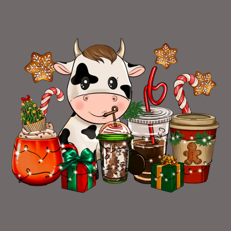 Cow Coffee Cups Christmas Urban Heavy Tee by CowGirlArtShop | Teevron