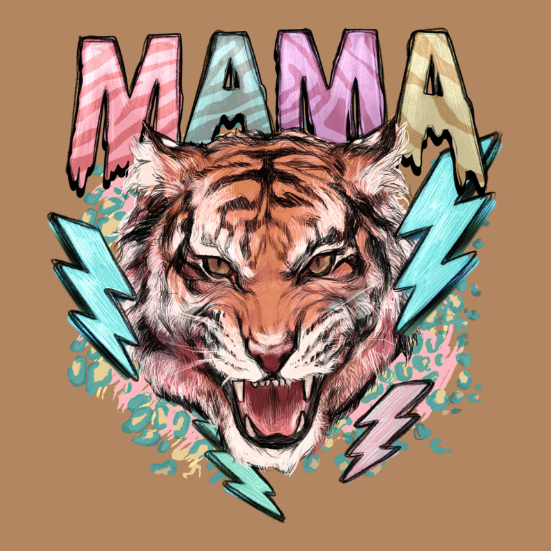 Mama Tiger Lightning Bolt Long Sleeve Tee by HowdyJamesFarm | Teevron