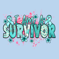 I Am A Survivor Teal Ribbon Ovarian Cancer Classic Tee | Teevron