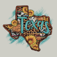 Leopard Cowhide Sunflower Texas Map Heavyweight Hoodie | Teevron