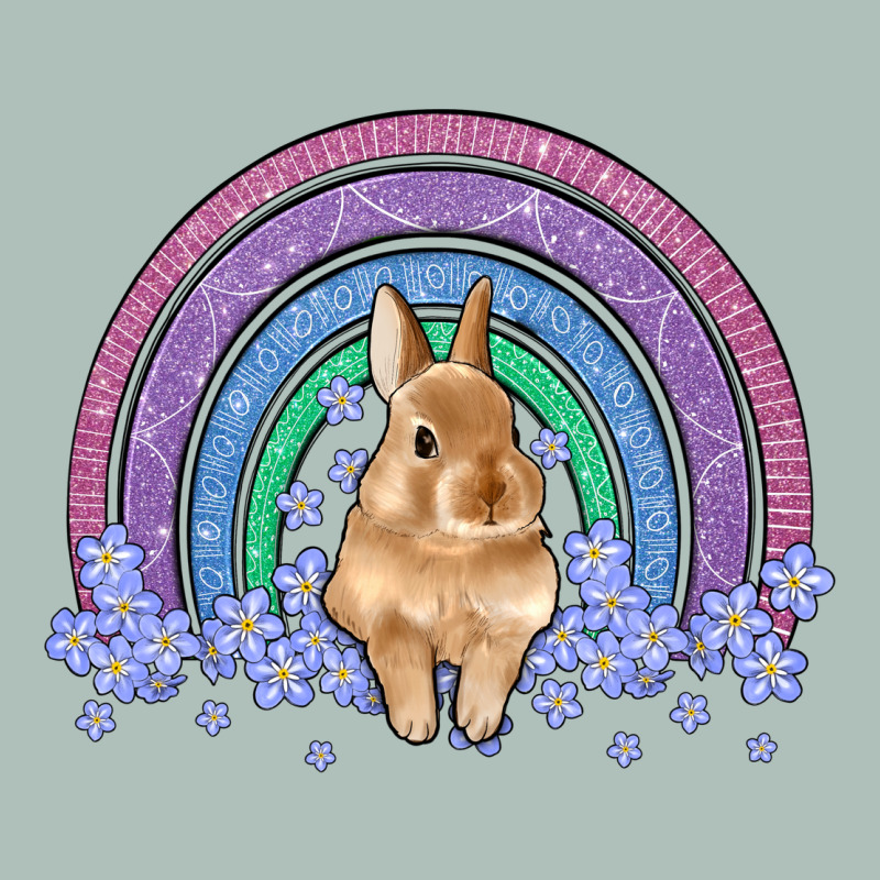 Bunny Rainbow Heavyweight Hoodie by Artiststas | Teevron