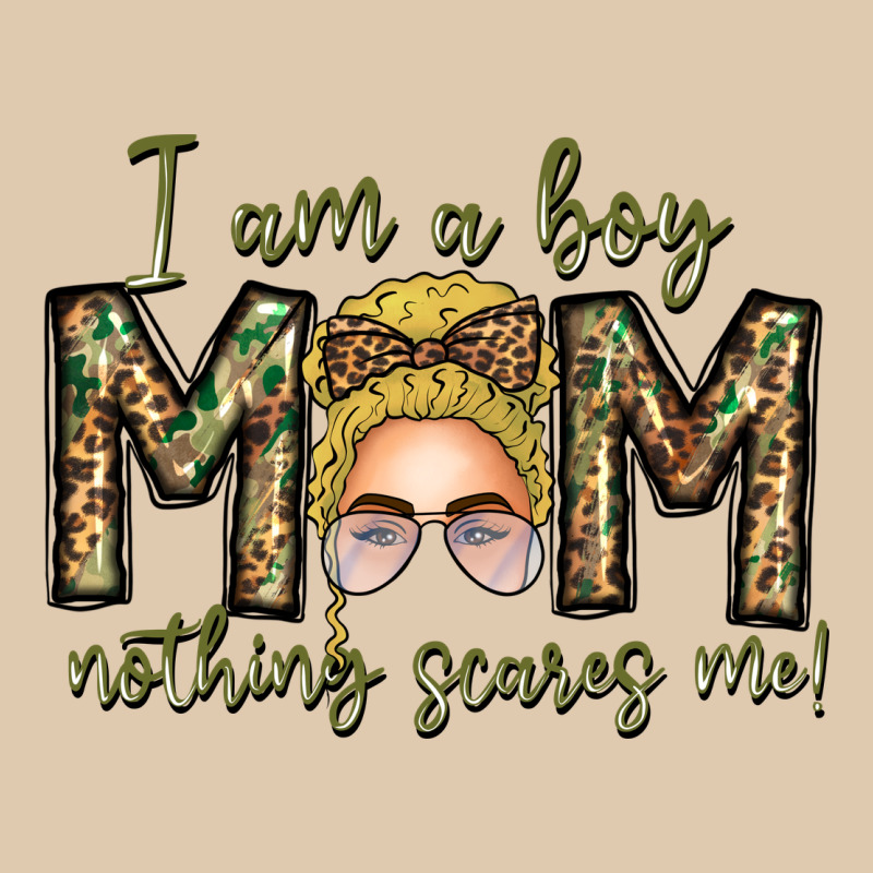 Iam Boy Mom Nothing Scares Me Heavyweight Sweatshirt by CowhideDigitalArt | Teevron