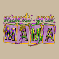 Mardi Gras Mama With Beads Mother's Day Long Sleeve Tee | Teevron