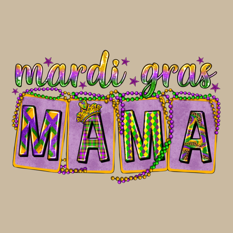 Mardi Gras Mama With Beads Mother's Day Long Sleeve Tee by HowdyJamesFarm | Teevron