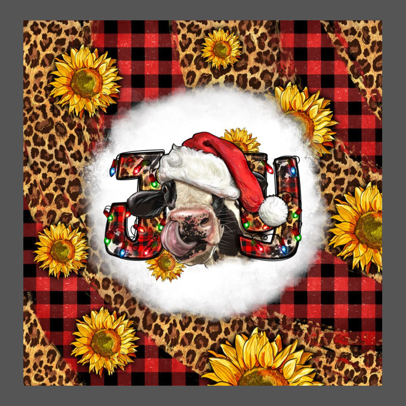 Joy Christmas Cow Zipper Hoodie by LillyAllenDesigns | Teevron