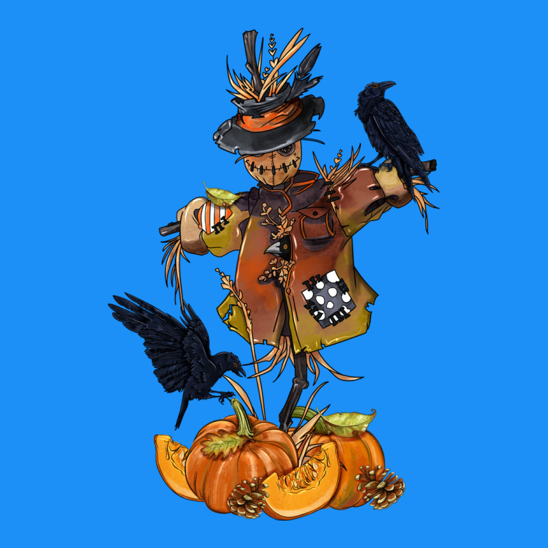 Scarecrow With Pumpkin Classic Tee by texasbilliewilder | Teevron