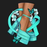 Ovarian Cancer Diva Teal Ribbon Classic Tee | Teevron