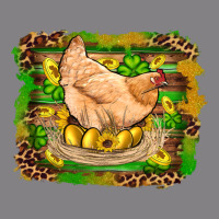 St Patricks Day Farm Chicken Gold Eggs Leopard Serape Glitter Heavyweight Hoodie | Teevron