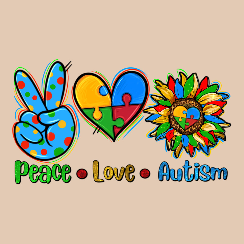 Peace Love Autism Urban Hoodie by AdoDesignShop | Teevron