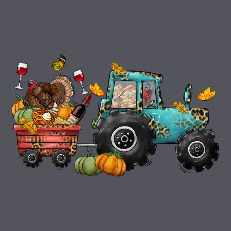 Thanksgiving Tractor Vintage Hoodie by CowGirlArtShop | Teevron