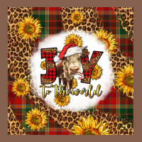 Joy To The World Christmas Cow Zipper Hoodie | Teevron