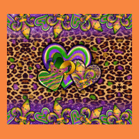 Mardi Gras Fleur De Lis Hearts Leopard Glitter Premium Sweatshirt | Teevron