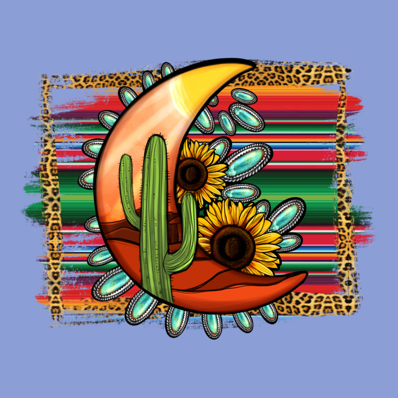 Desert Moon With Serape Background Long Sleeve Tee by Jasminsmagicworld | Teevron