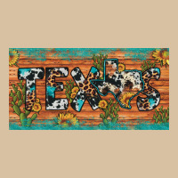 Texas Sunflower Cactus Cowhide Leopard Licence Plate Heavyweight Hoodie | Teevron