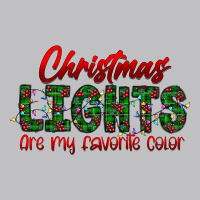 Festive Christmas Lights Text Art Classic Tee | Teevron