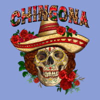 Chingona With Roses Mexico Long Sleeve Tee | Teevron