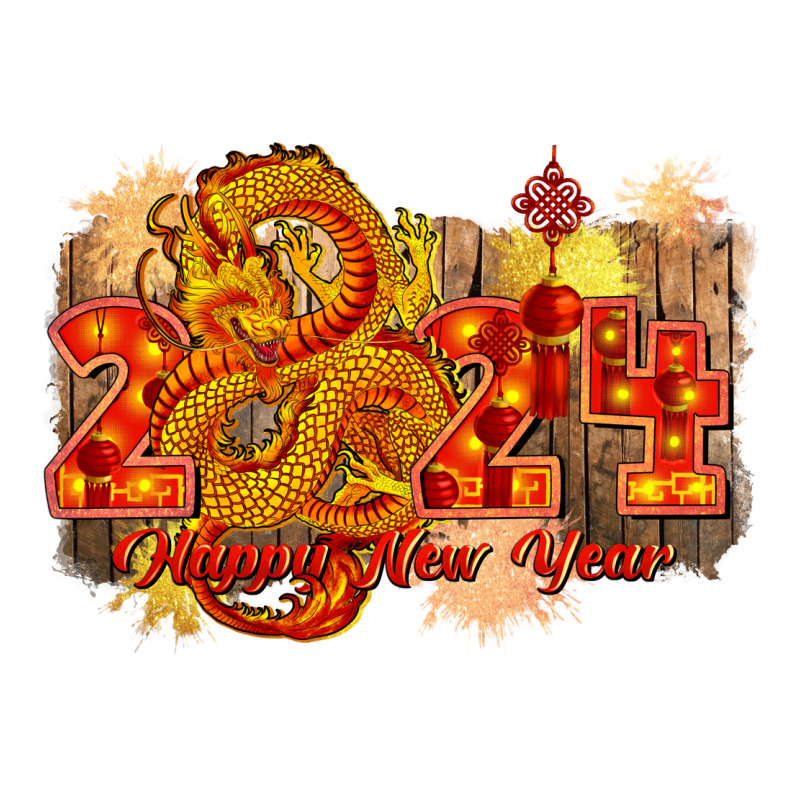 Year Of The Dragon Chinese New Year 2024 Urban Heavy Tee by CowGirlArtShop | Teevron