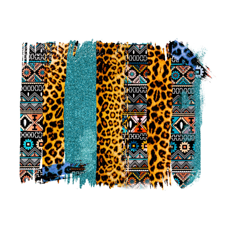 Aztec Leopard Glitter Brushstrokes Premium Tee by Bettercallsaul | Teevron