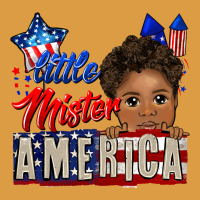 Little Mister America Black Boy Urban Heavy Tee | Teevron