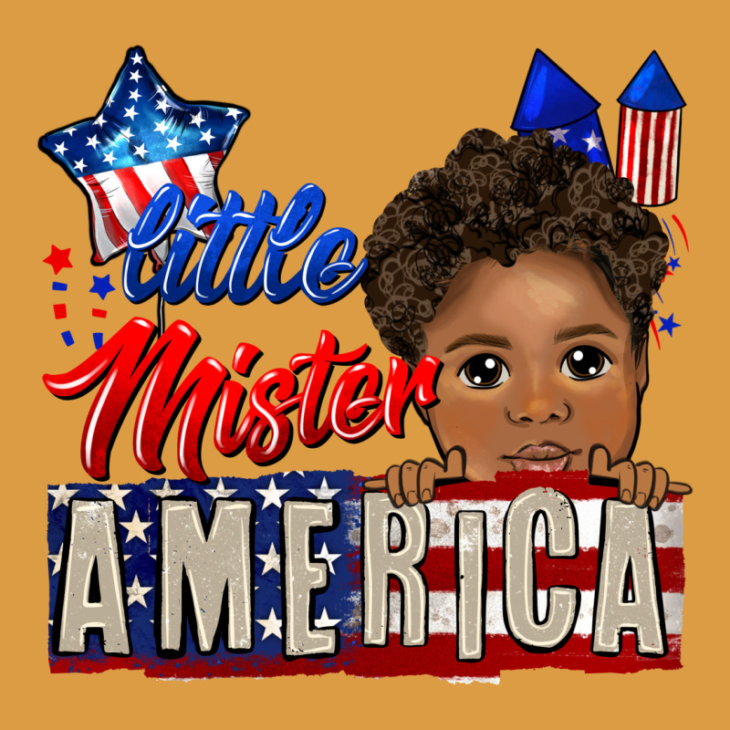 Little Mister America Black Boy Urban Heavy Tee by CowGirlArtShop | Teevron